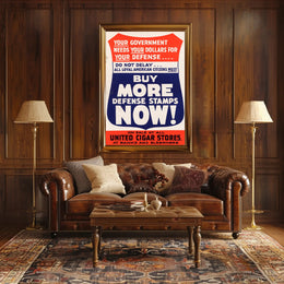 Support the Defense Effort Poster PosterGoat