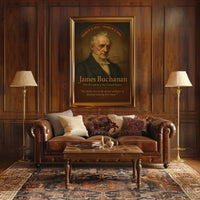James Buchanan Vintage Presidential Portrait Poster