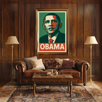 Obama Inspiring Pop Art Poster