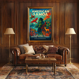American Samoa Exquisite Nature National Park Poster
