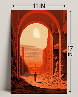 Journey Through The Arches Poster PosterGoat