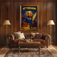 Donald Trump 47th President The Presidential Chronicles Poster PosterGoat