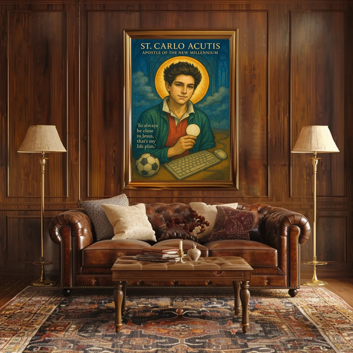 St. Carlo Acutis Apostle of the New Millennium Poster