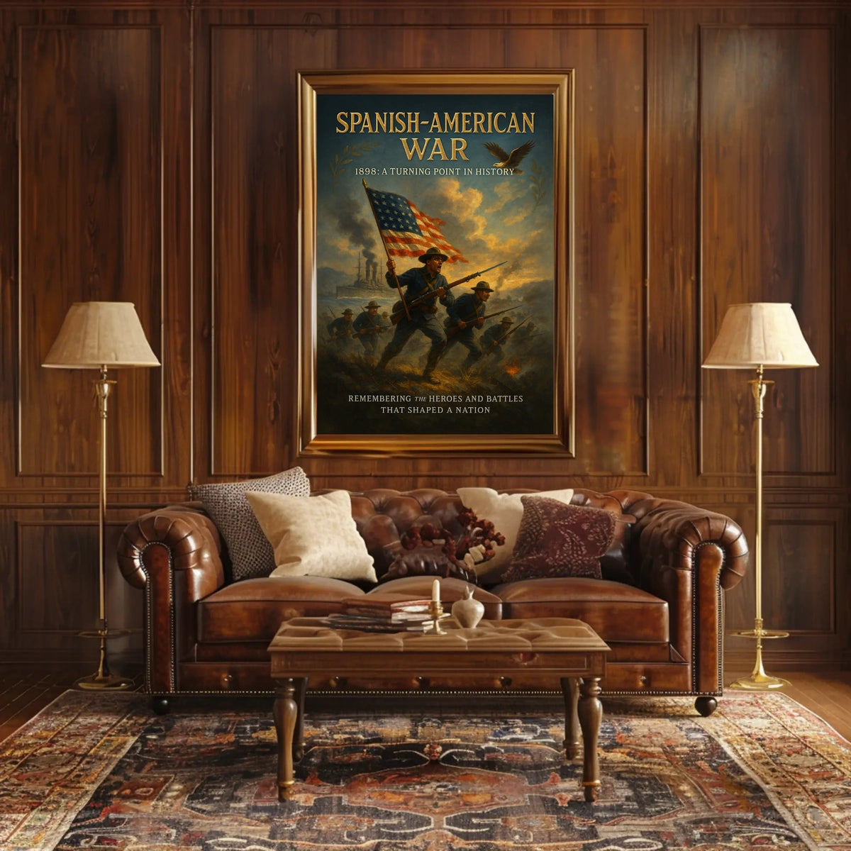Spanish-American War 1898 Poster