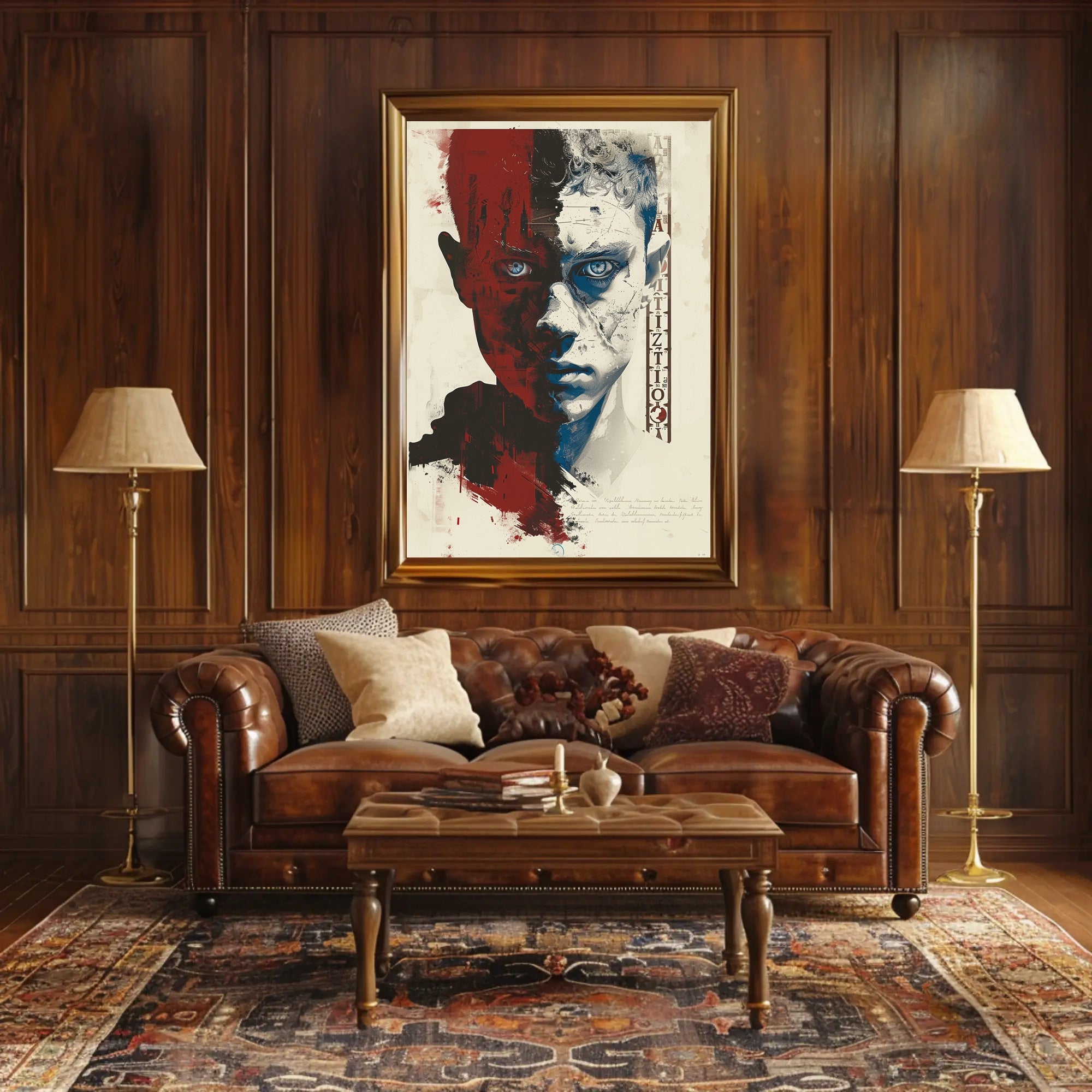 Cherry Blossom Serenity: Tranquil Garden Tea Poster PosterGoat