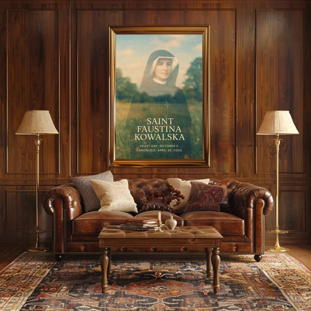 Saint Faustina Kowalska Poster