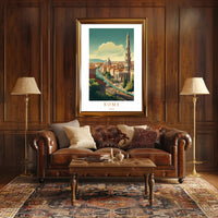 Scenic View of Rome Poster PosterGoat