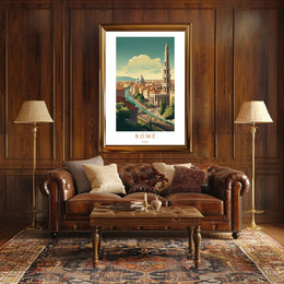 Scenic View of Rome Poster PosterGoat