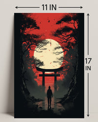 Journey Through The Torii Gate Poster PosterGoat