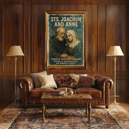 Saints Joachim And Anne Poster