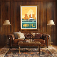 Winnipeg Skyline Poster