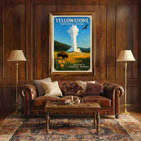Yellowstone National Park Nature's Majestic Wonder Poster PosterGoat