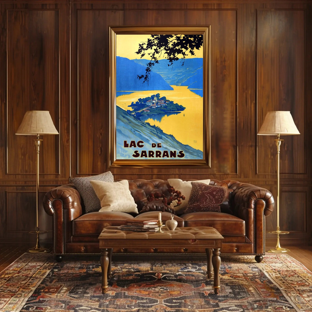 Lac De Sarrans Poster