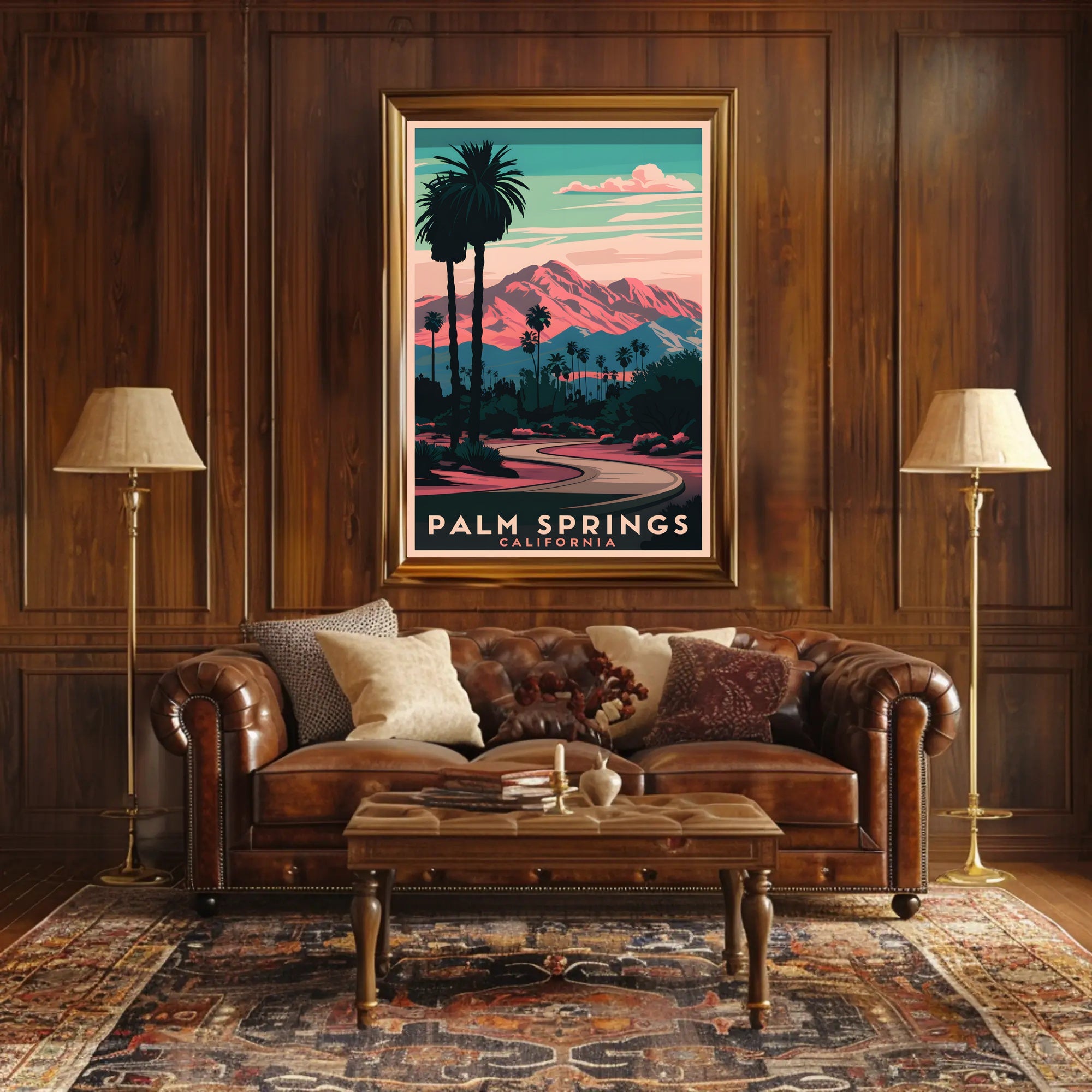 Palm Springs Scenic Poster