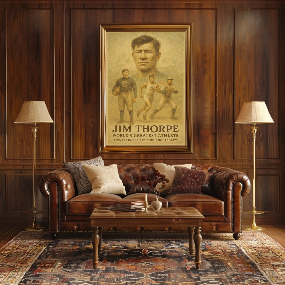 Jim Thorpe Legendary Athlete Jim Thorpe Poster