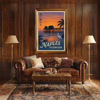 Tranquil Sunset in Naples, Florida Poster