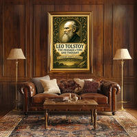 Leo Tolstoy The Passage of Time and Thought Poster PosterGoat