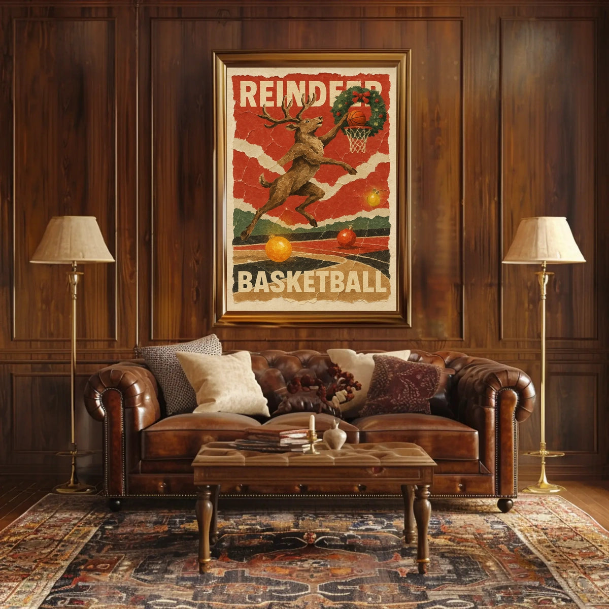 Reindeer Basketball Extravaganza Poster