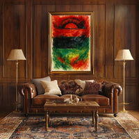 Abstract Sunrise Poster