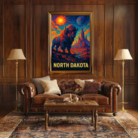 North Dakota Majestic Wilderness Poster