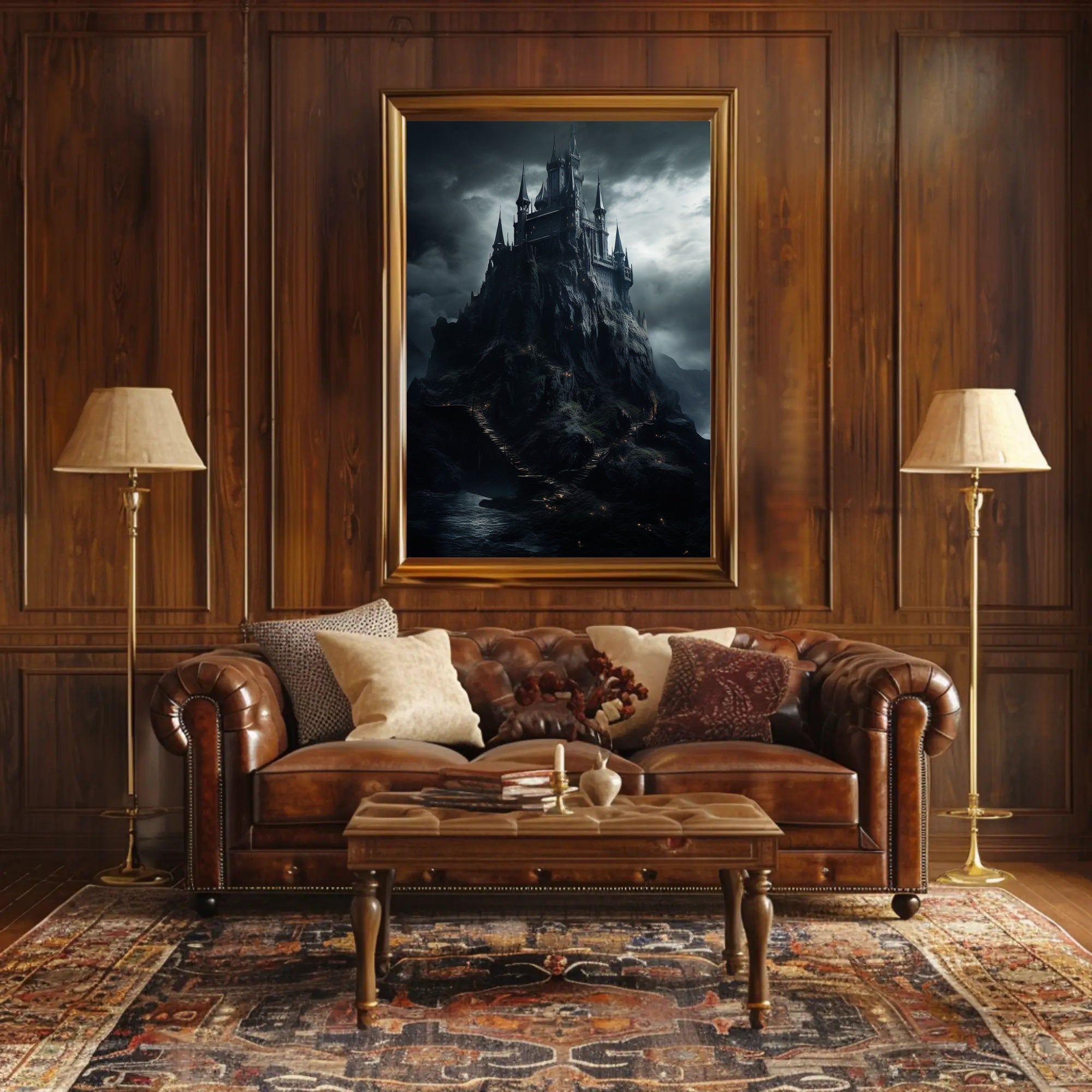 The Enchanted Castle On The Cliff Poster