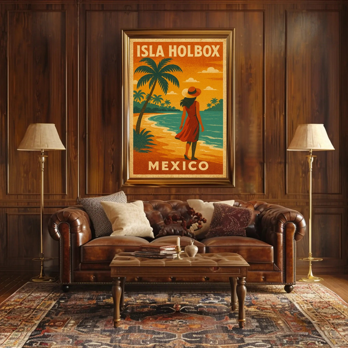 Isla Holbox Travel Poster
