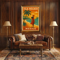 Isla Holbox Travel Poster