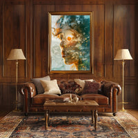 Dreamy Double Exposure Nature Harmony Poster PosterGoat