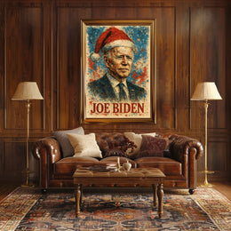 Joe Biden 46th President of the United States Christmas SeriesPoster