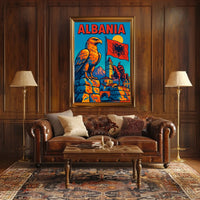 Albania A Vibrant Tribute Poster