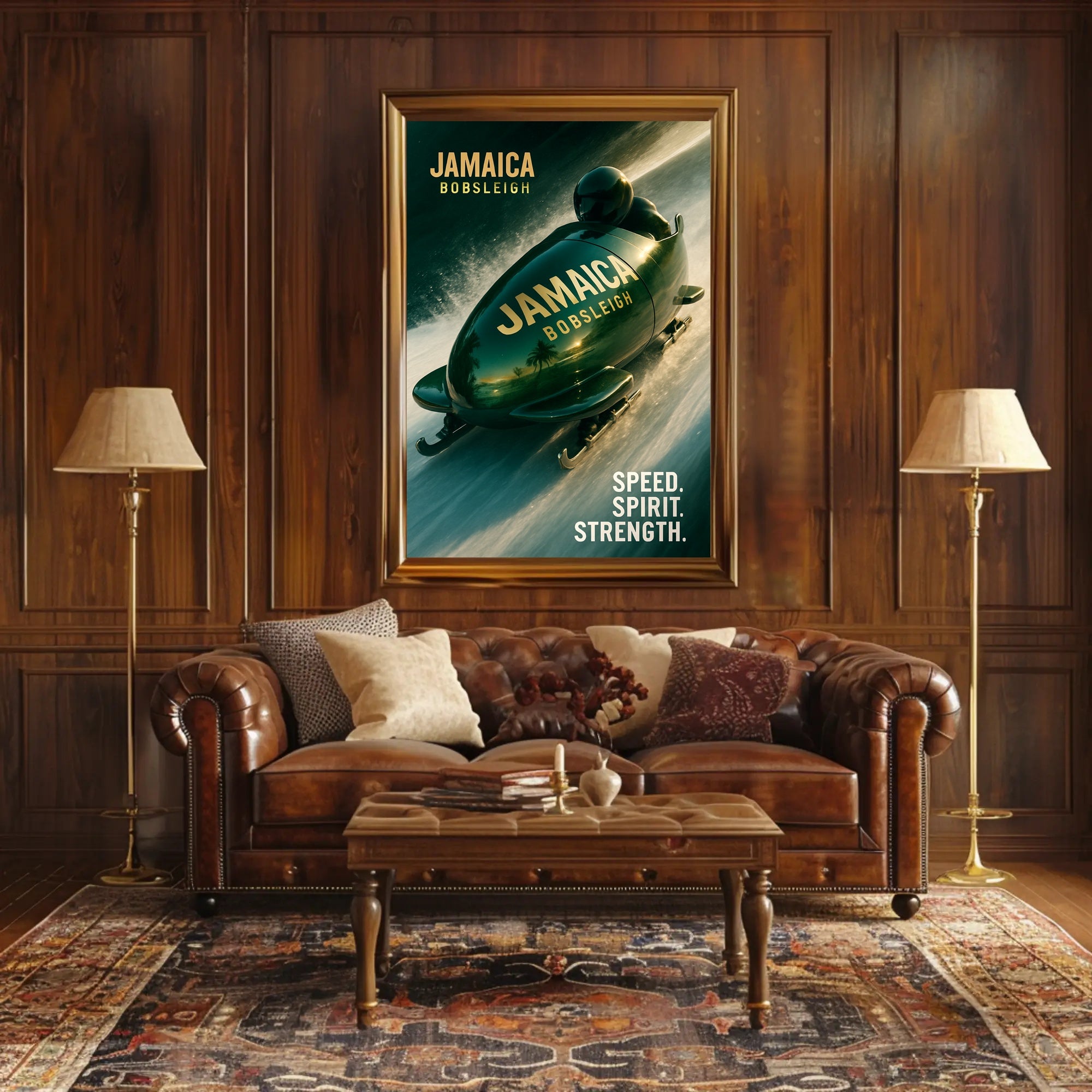 Jamaica Bobsleigh Poster
