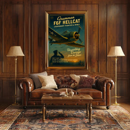 Grumman F6F Hellcat: Legendary Fighter of WWII Poster