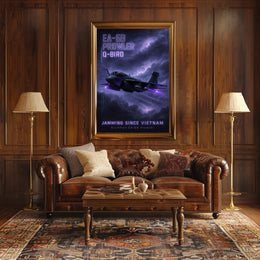 EA-6B Prowler Jamming Since Vietnam Poster PosterGoat