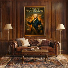 18th-Century Patriotic Hero Historical or Presidential Poster