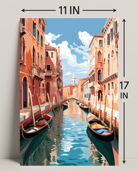 Venetian Canal Serenity Poster