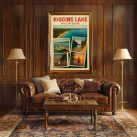 Higgins Lake Michigan Poster