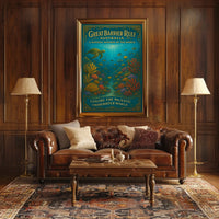 Great Barrier Reef Australia Underwater Marine Life Poster