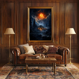 Enchanted Nightscape Poster