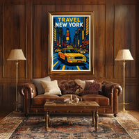 Travel New York Poster