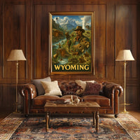 Wyoming Wilderness Adventure Poster