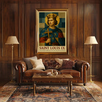 Saint Louis Ix King Of France Poster