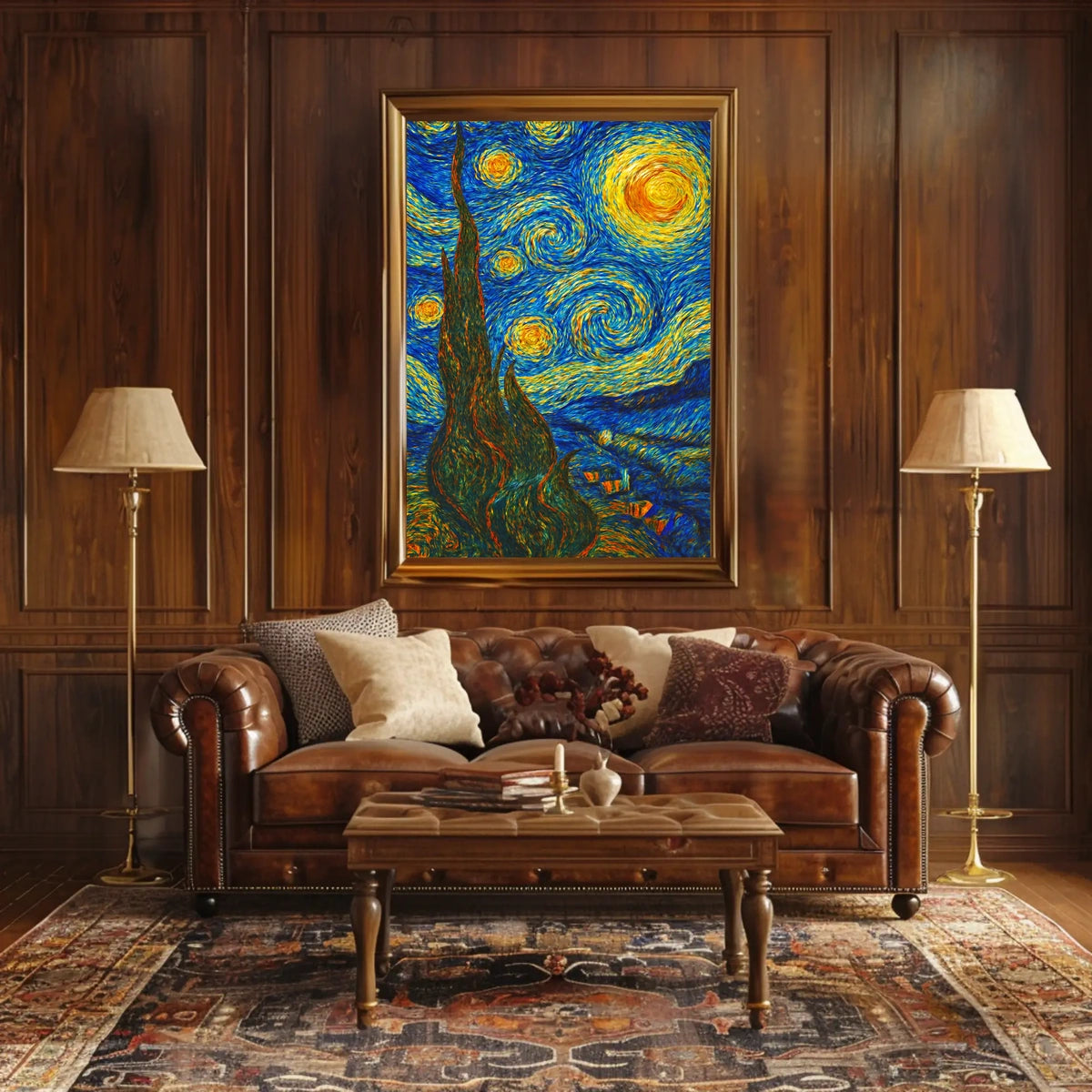 Starry Night Inspiration Poster