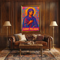 Saint Pelagia Poster