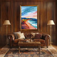 Vibrant Coastal Landscape Poster