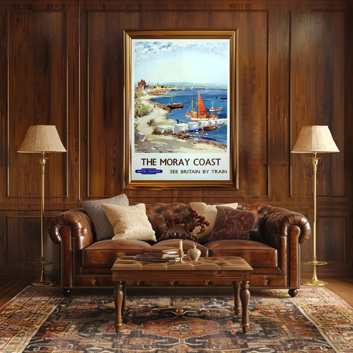 The Moray Coast See Britain By Train Poster