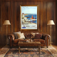 The Moray Coast See Britain By Train Poster