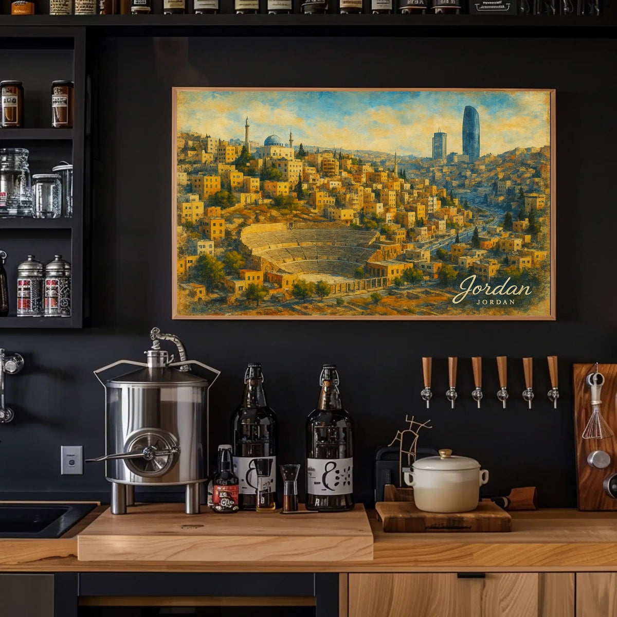 Amman Cityscape Poster