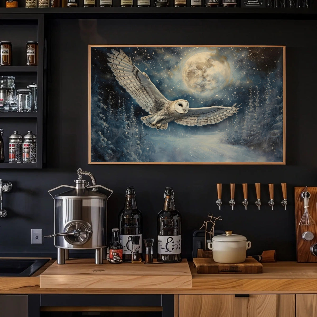 Majestic Night Flight Poster