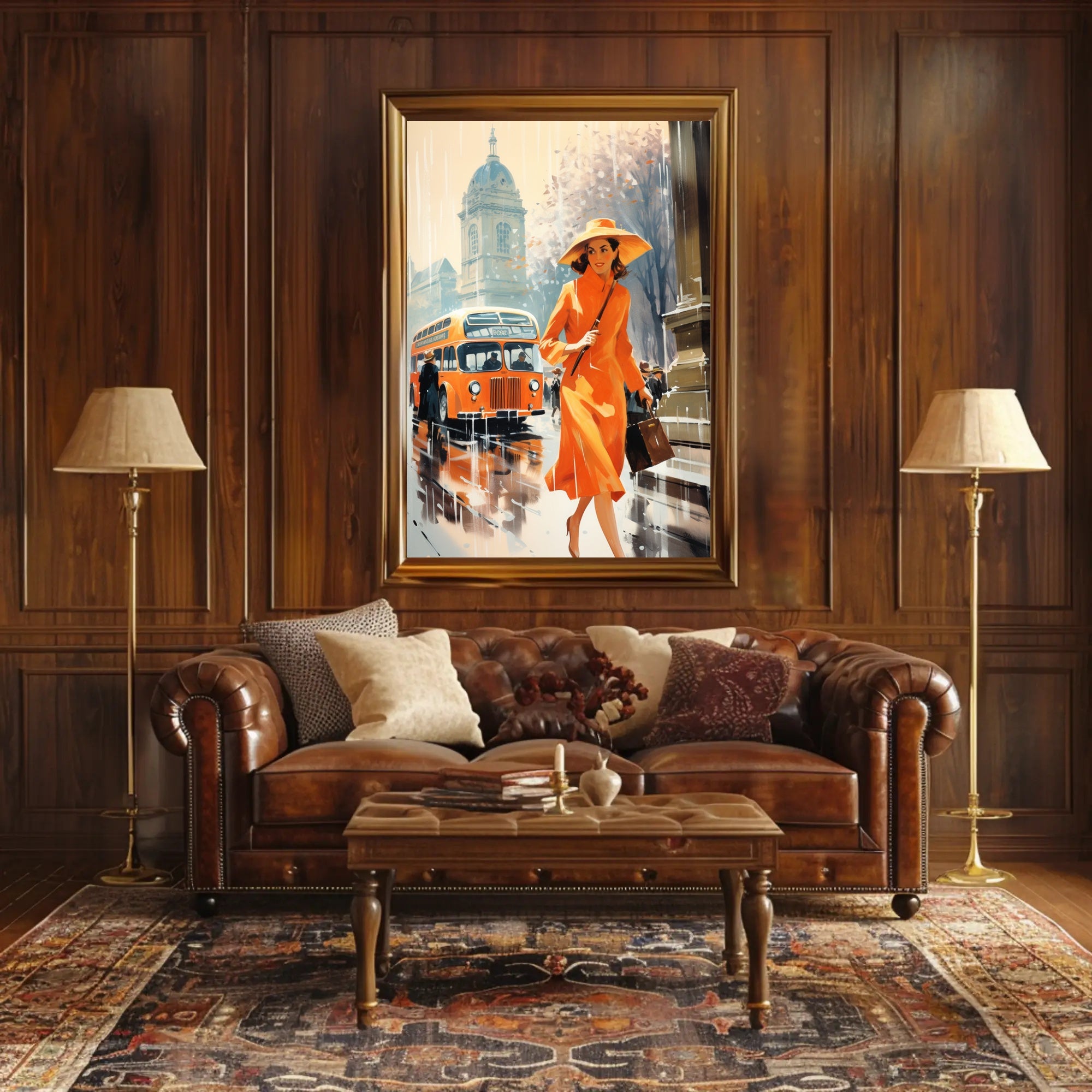 Autumn In The City Poster PosterGoat