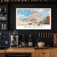 Rainbow Mountain, Perú Poster PosterGoat